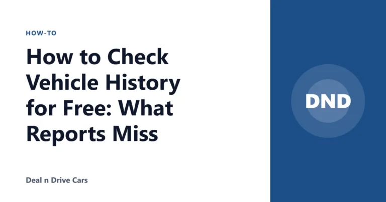 How to Check Vehicle History for Free: What Reports Miss