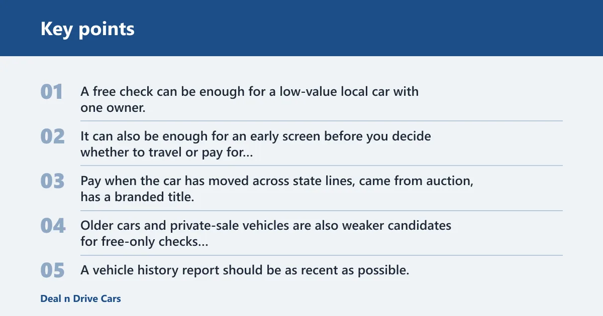 Key points: Is a free report enough, or should you pay?